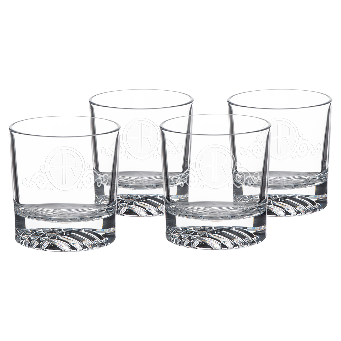 9 oz. Round Rocks Glass Sold in Sets of 4