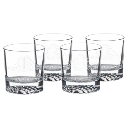 9 oz. Round Rocks Glass Sold in Sets of 4