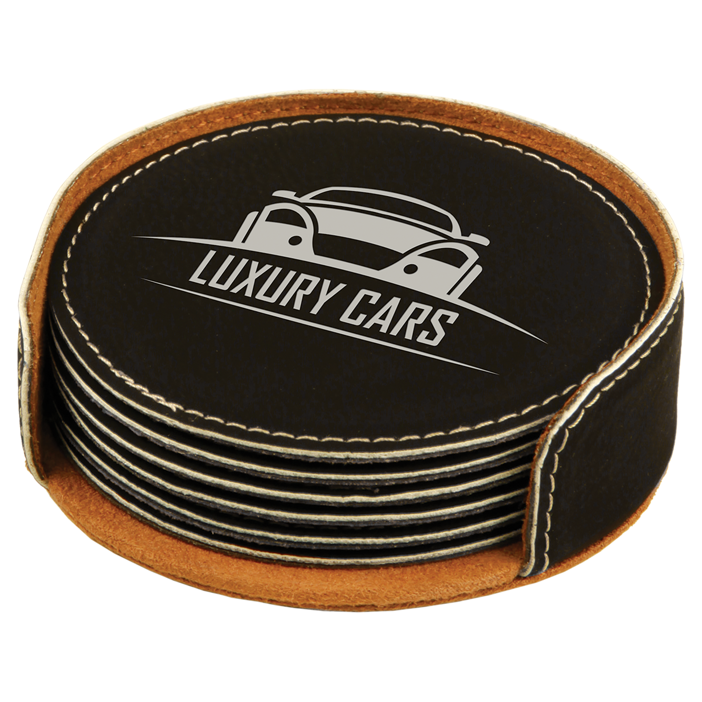 Leather Coaster Set