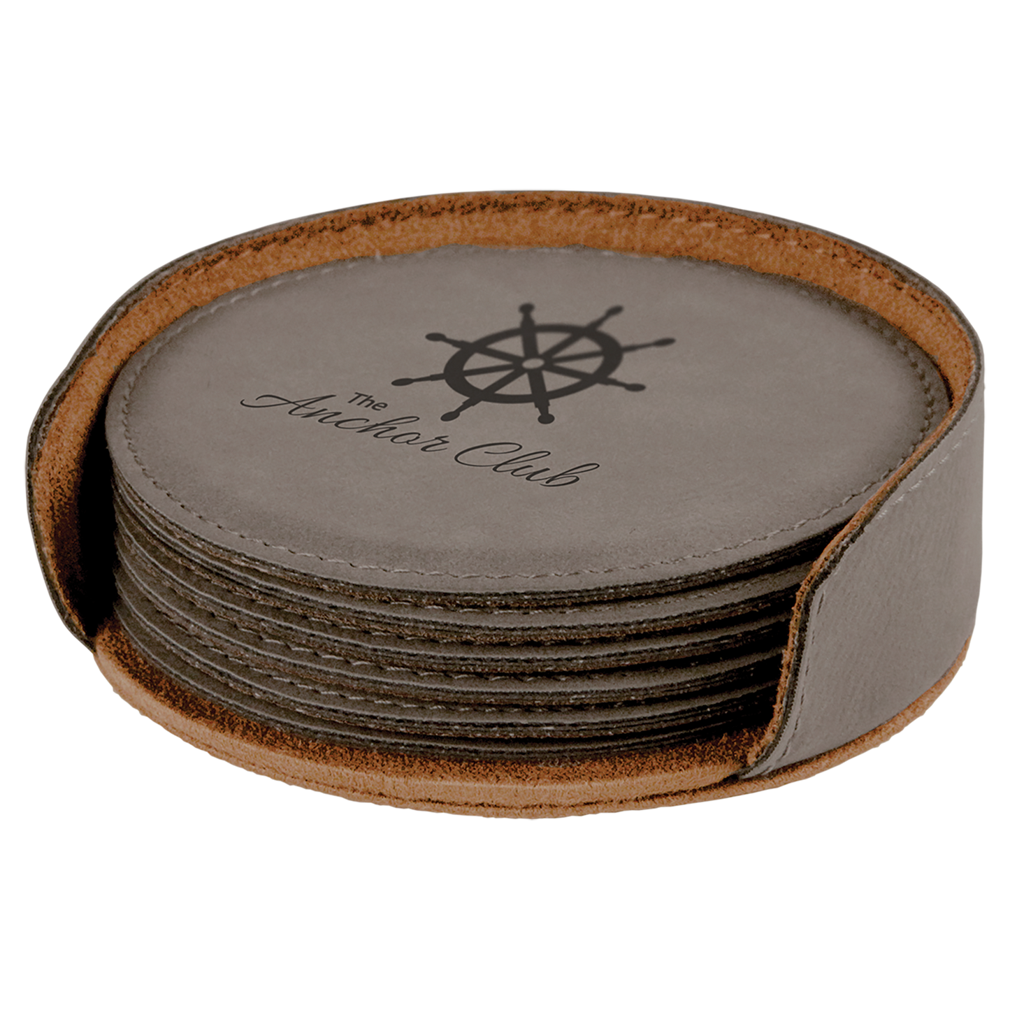 Leather Coaster Set