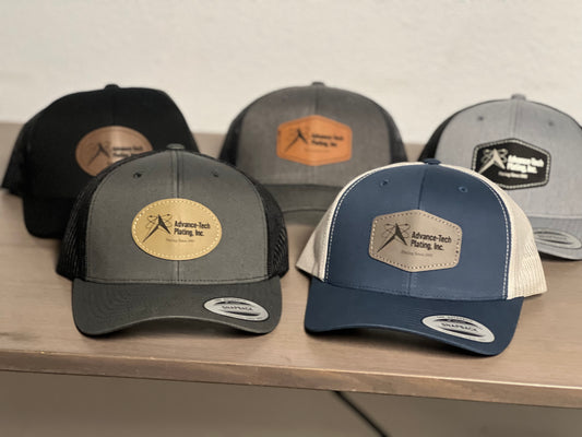 Bulk Leather Patched Hats