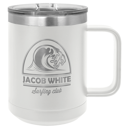 15 oz. Vacuum Insulated Travel Mug