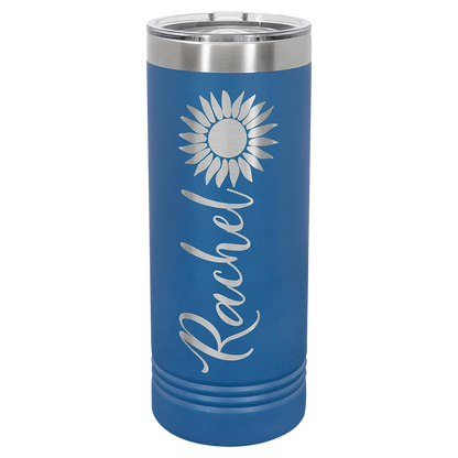 22 oz Skinny Tumbler with Slider lid