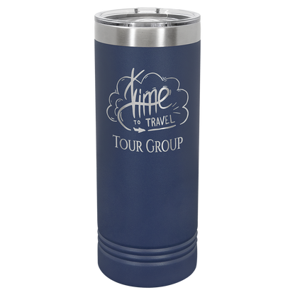 22 oz Skinny Tumbler with Slider lid