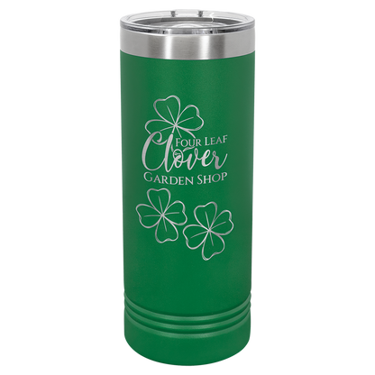 22 oz Skinny Tumbler with Slider lid