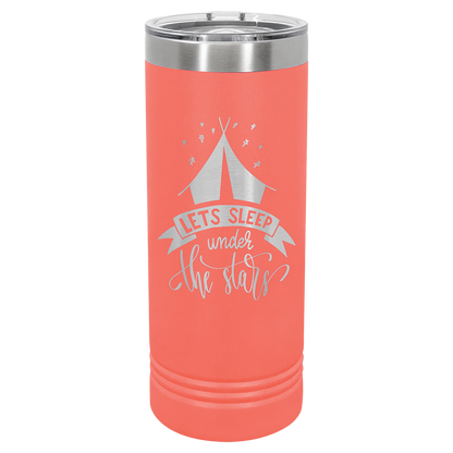 22 oz Skinny Tumbler with Slider lid
