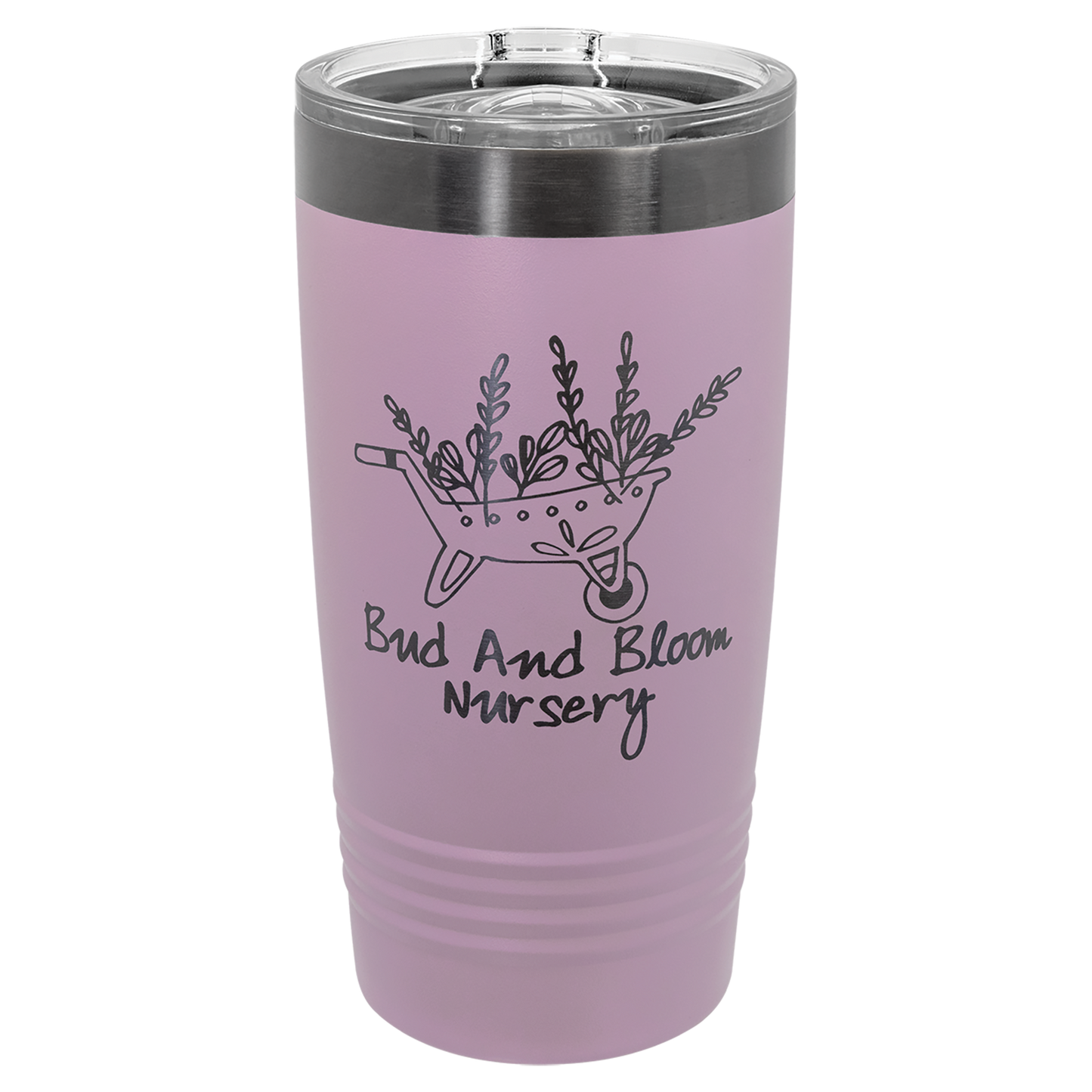 20 oz. Pastel/Ghost Black Ringneck Tumbler with Slider Lid