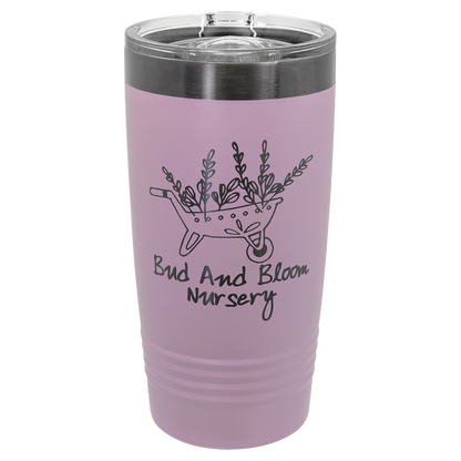 20 oz. Pastel/Ghost Black Ringneck Tumbler with Slider Lid