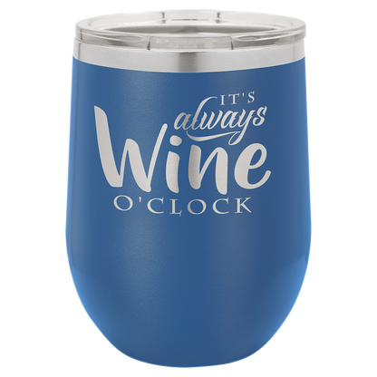 12 oz. Vacuum Insulated Stemless Wine Tumbler