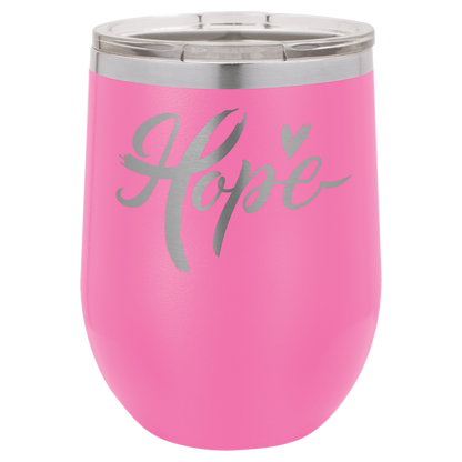 12 oz. Vacuum Insulated Stemless Wine Tumbler