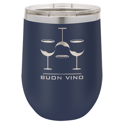 12 oz. Vacuum Insulated Stemless Wine Tumbler