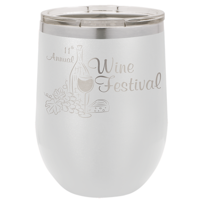 12 oz. Vacuum Insulated Stemless Wine Tumbler