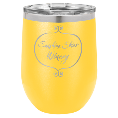 12 oz. Vacuum Insulated Stemless Wine Tumbler