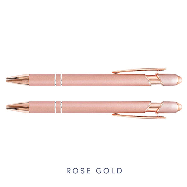 Rose Gold Pens with Stylus